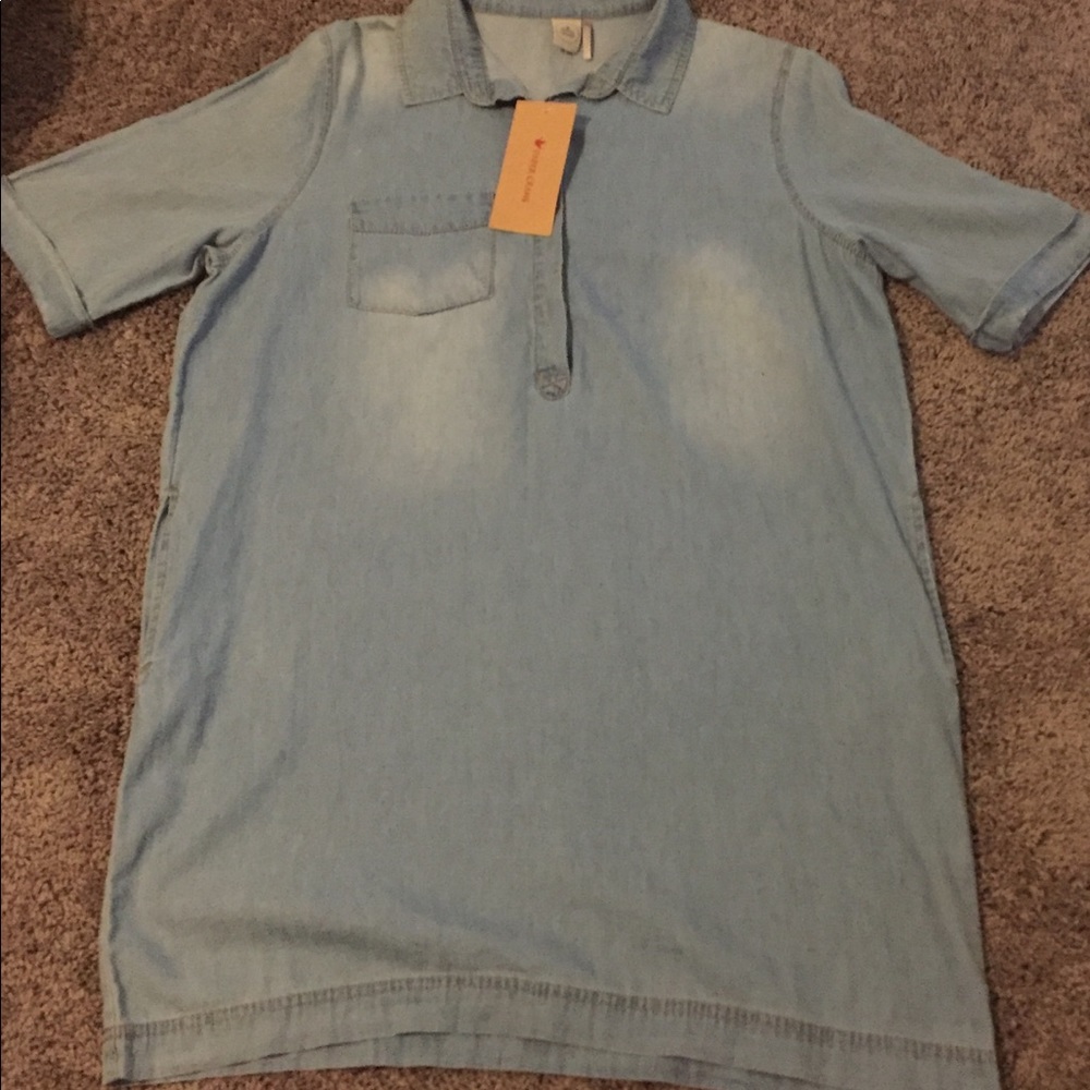 Large Paper Crane Tunic Dress